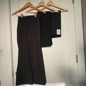 Girls Bundle Of 3 Black Workout Leggings